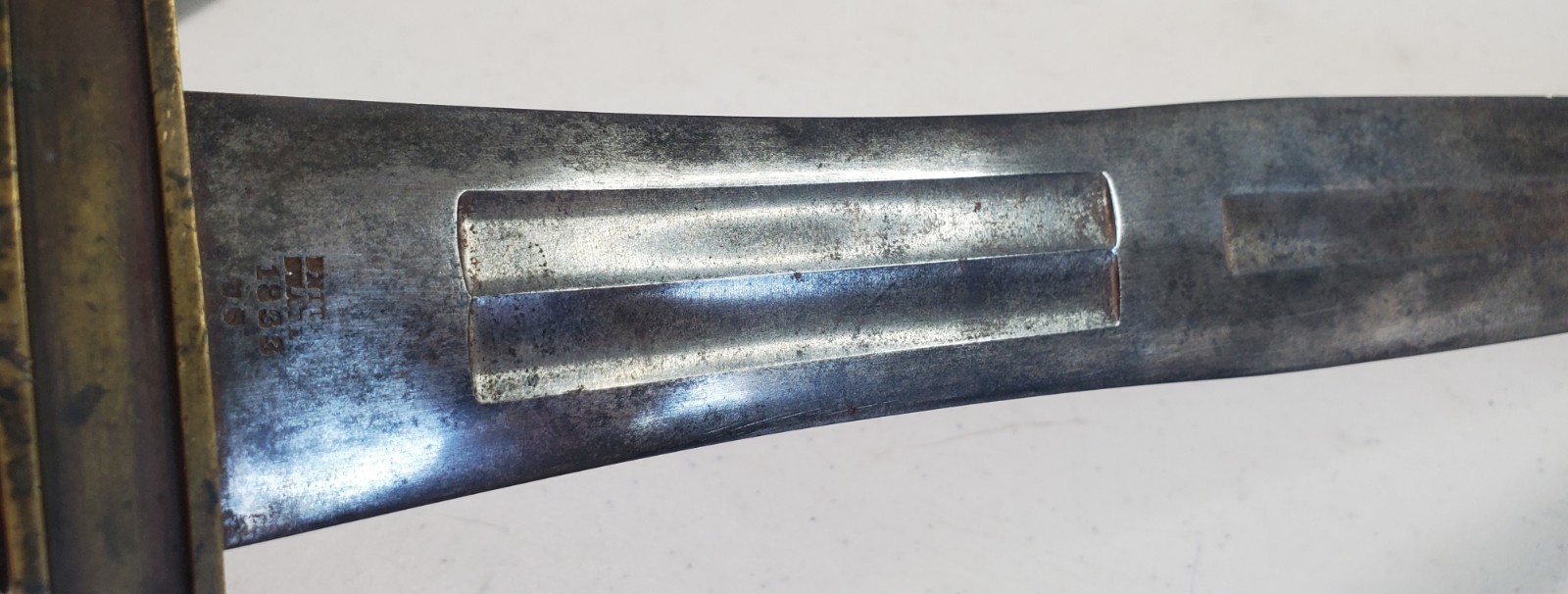 M1832 Foot Artillery Sword -- Dated 1833 -- Samuel Huse, Newburyport -- RARE