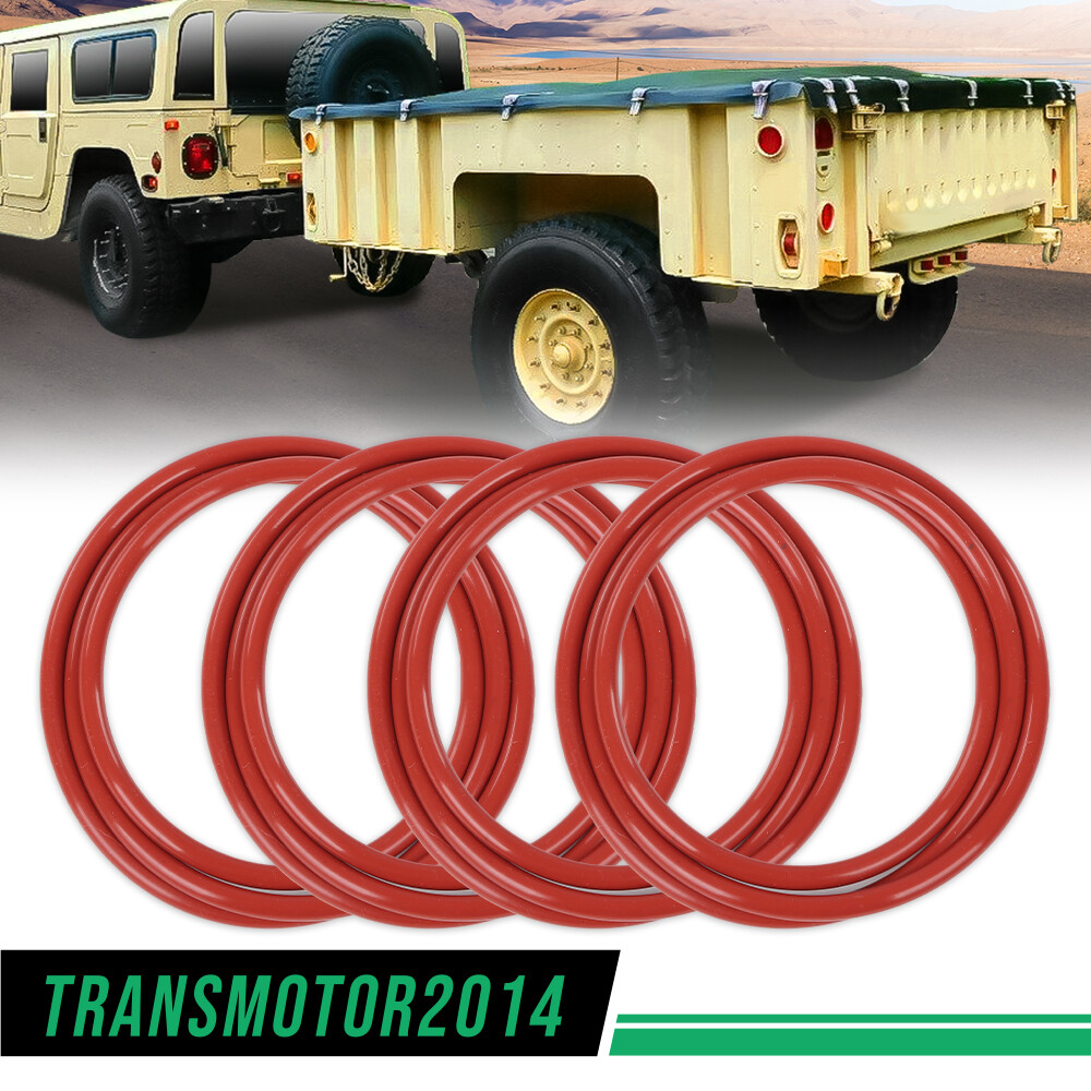 4PK O-Rings Fit For Military Humvee Split Rims Wheel Seal & M1101 M1102 Trailers