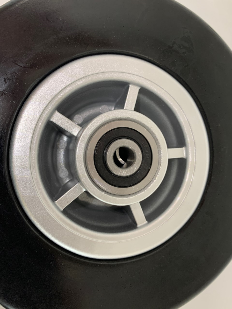 6"x2" Front Rear Caster Wheels Black Tire for Jazzy 600 Wheelchairs WHLASMB2131