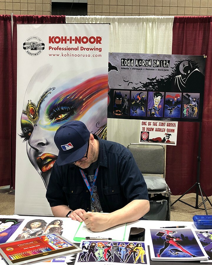 Harley Quinn Convention Sketch by Batman Animator - Original Art Drawing - HOT!