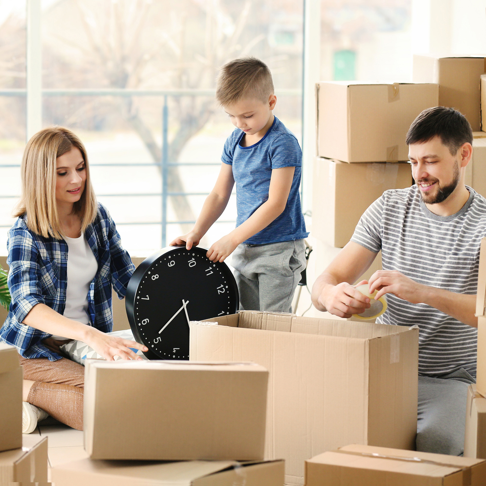 144 Rolls Carton Sealing Clear Packing Tape Box Shipping - 2 mil 2" x 110 Yards