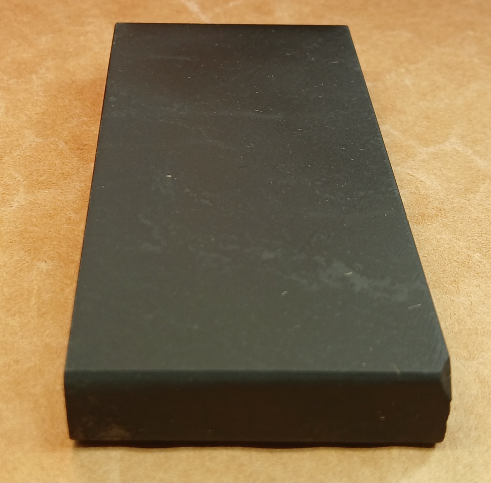 4"x 2"x 1/2" Surgical Black Hard Arkansas Oilstone, Whetstone, Sharpening Stone