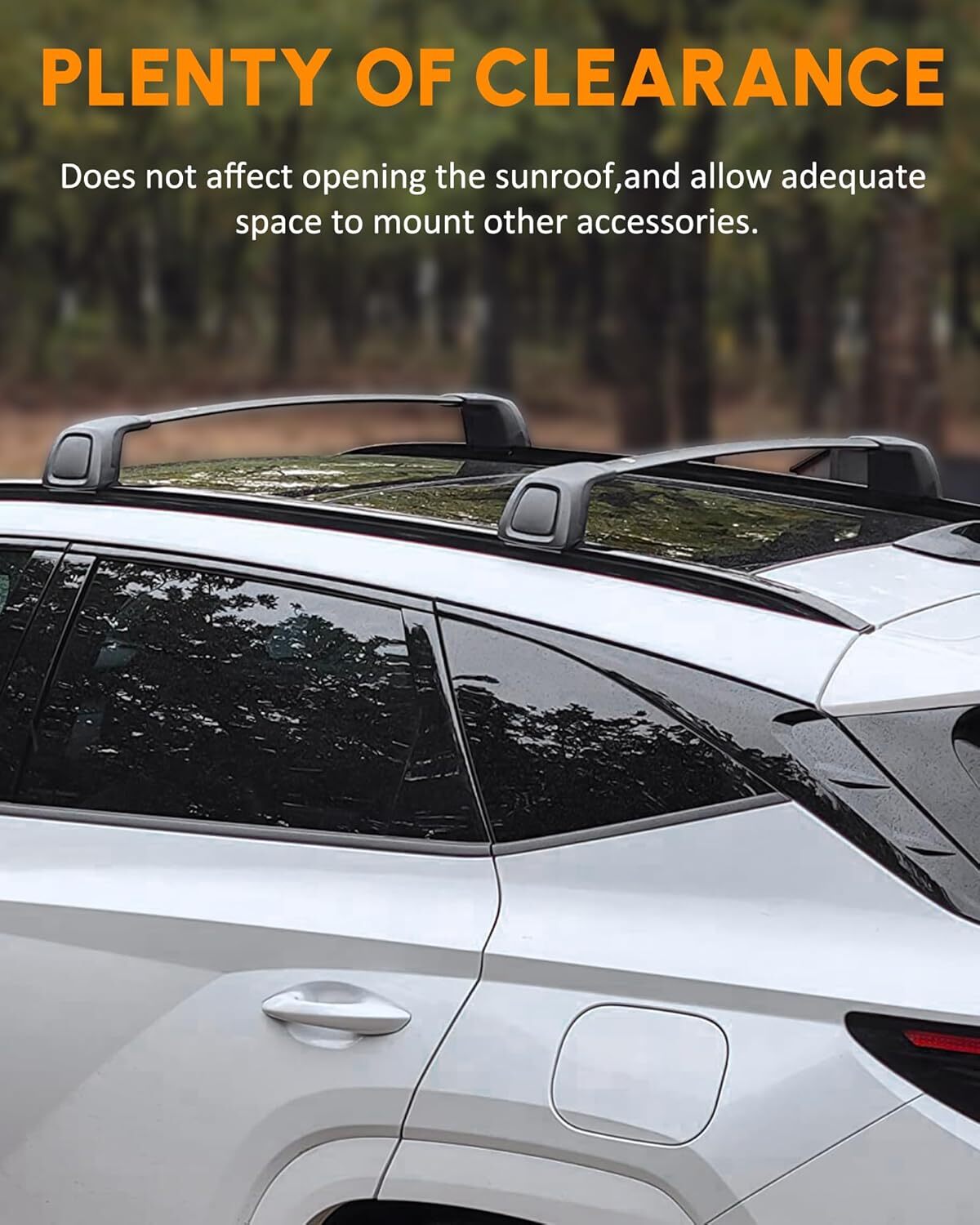 4PCS Cross Bar Roof Rack For 2022-2026 Acura MDX 165LBS Side Rails Cargo Carrier