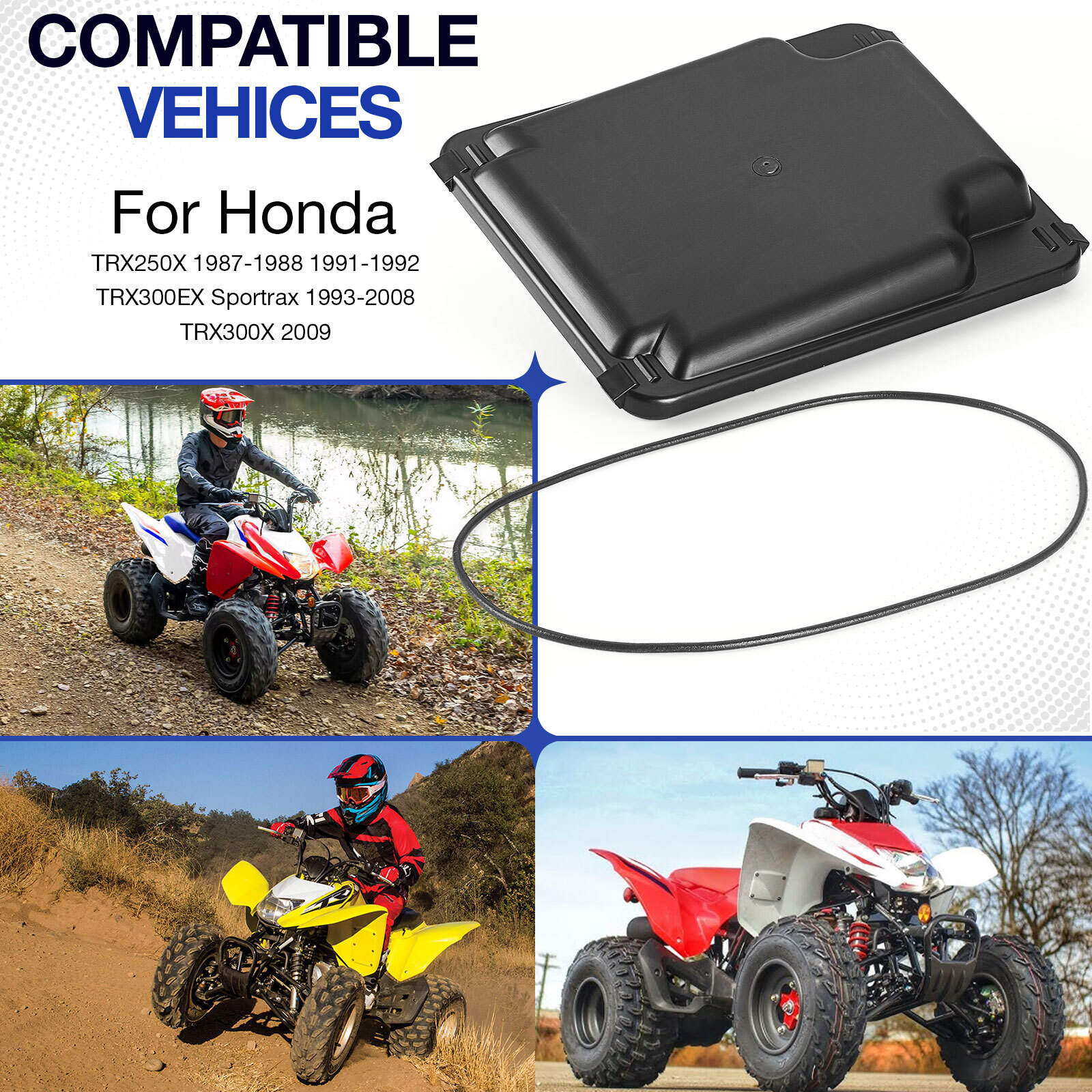 FOR HONDA TRX300EX TRX300X TRX 300EX 300X TRX250X 250X AIR BOX LID COVER + SEAL