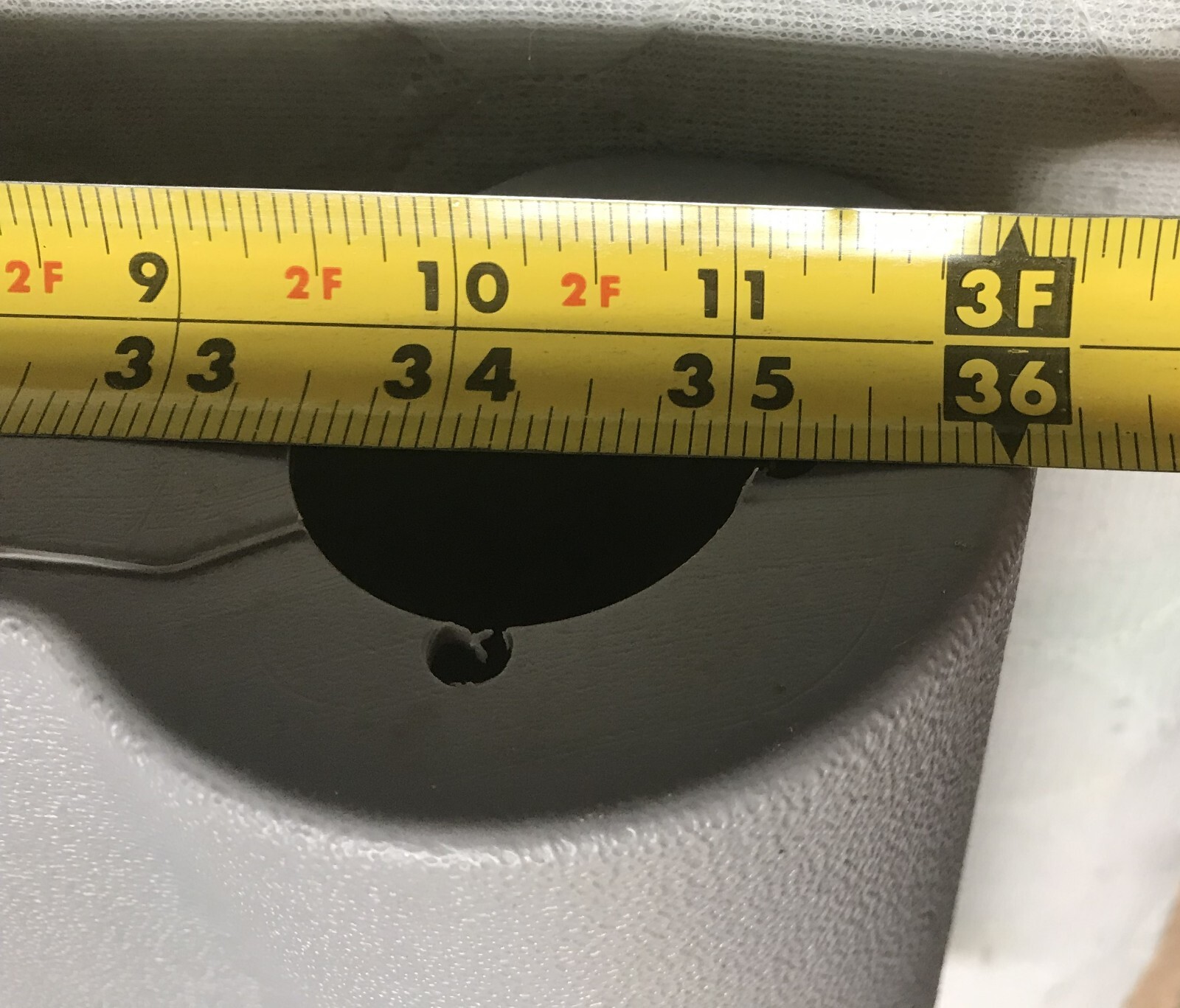 Rubbermaid Garage Storage Cabinet - Resin Plastic Gray - Replacement Rear Panel