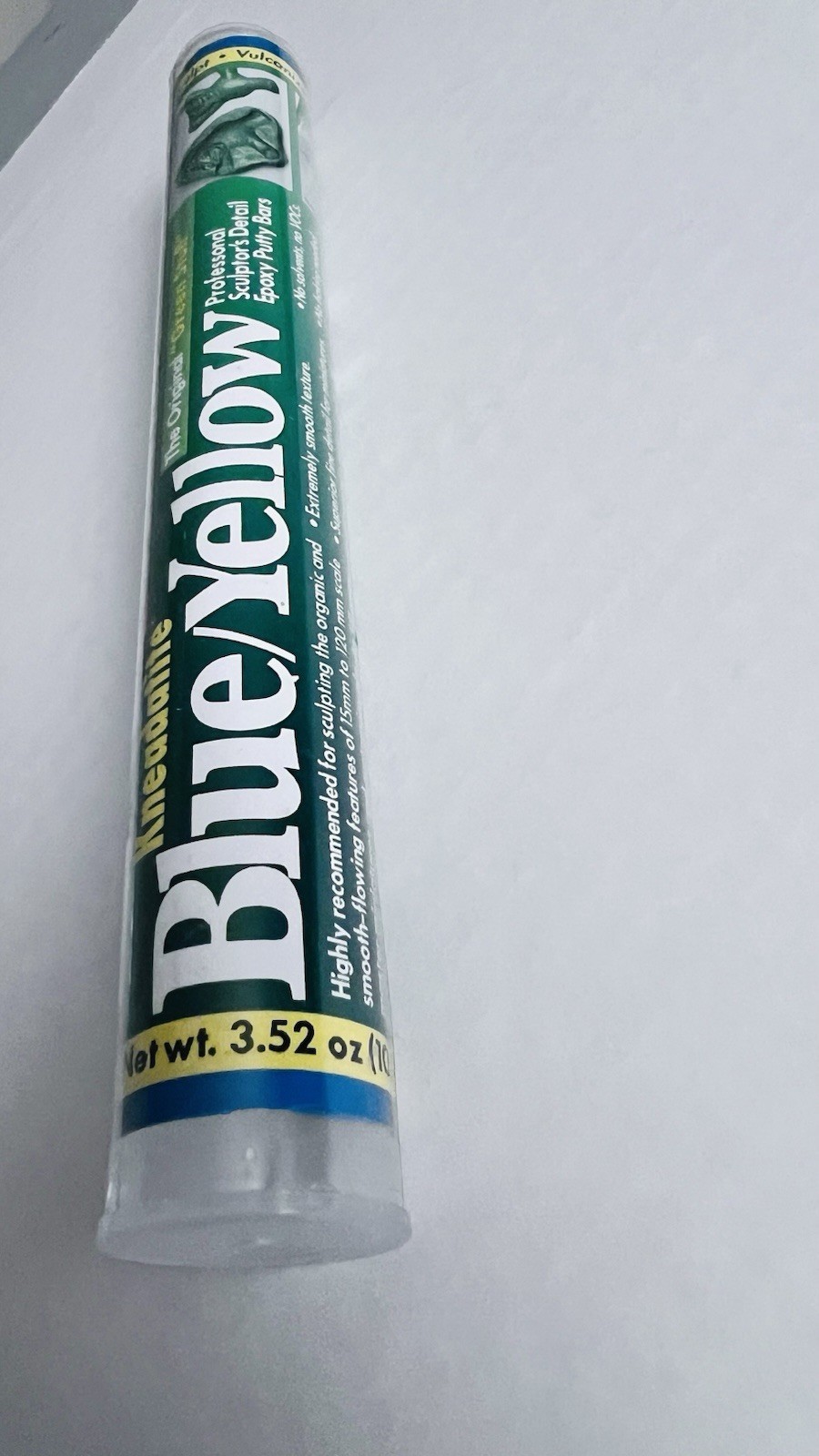 "Green Stuff" Blue/Yellow Epoxy Putty Stick 7" By Polymeric Systems