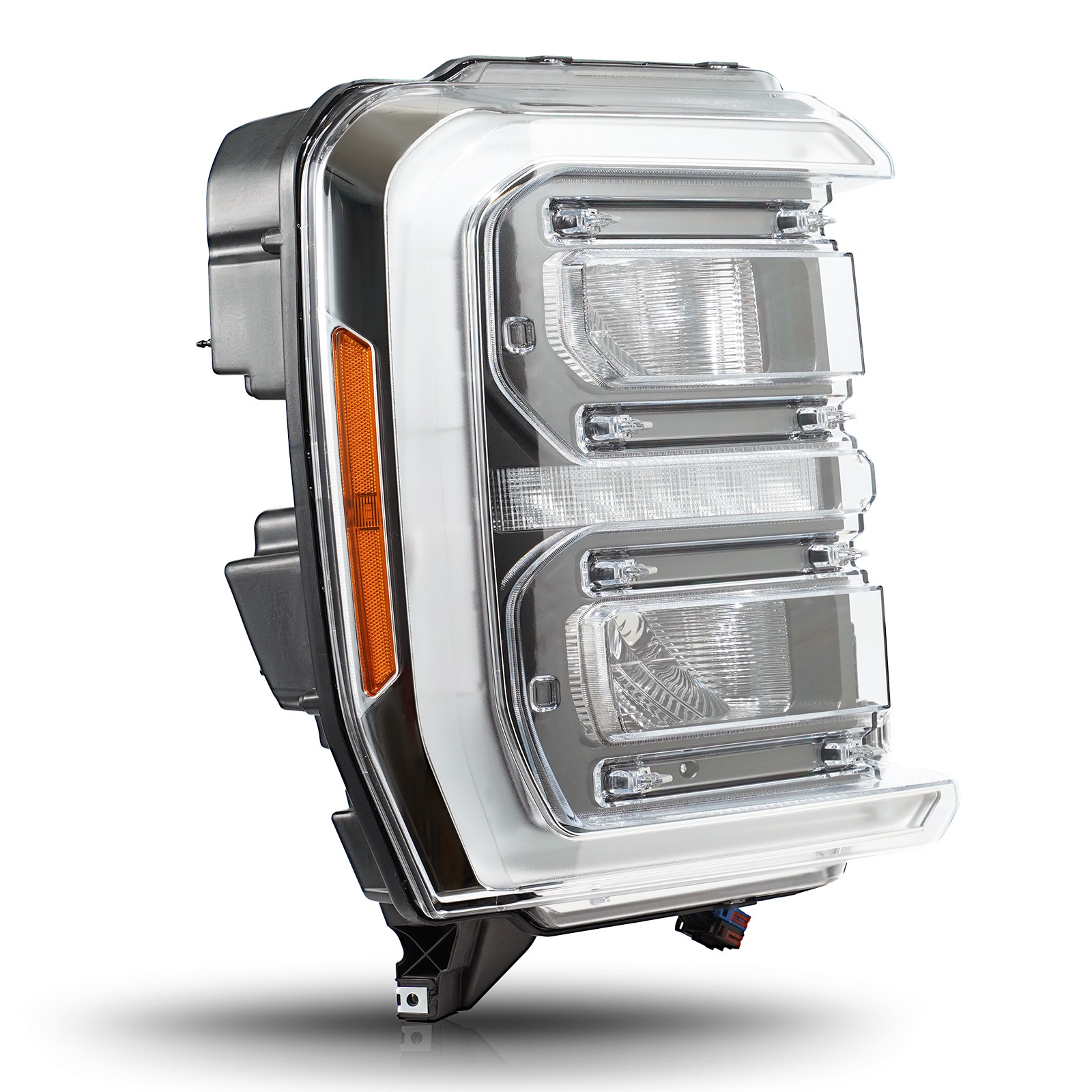 LED Headlight For 2023-2025 Ford F-250 F-350 Super Duty w/ Bulb Left+Right Pair