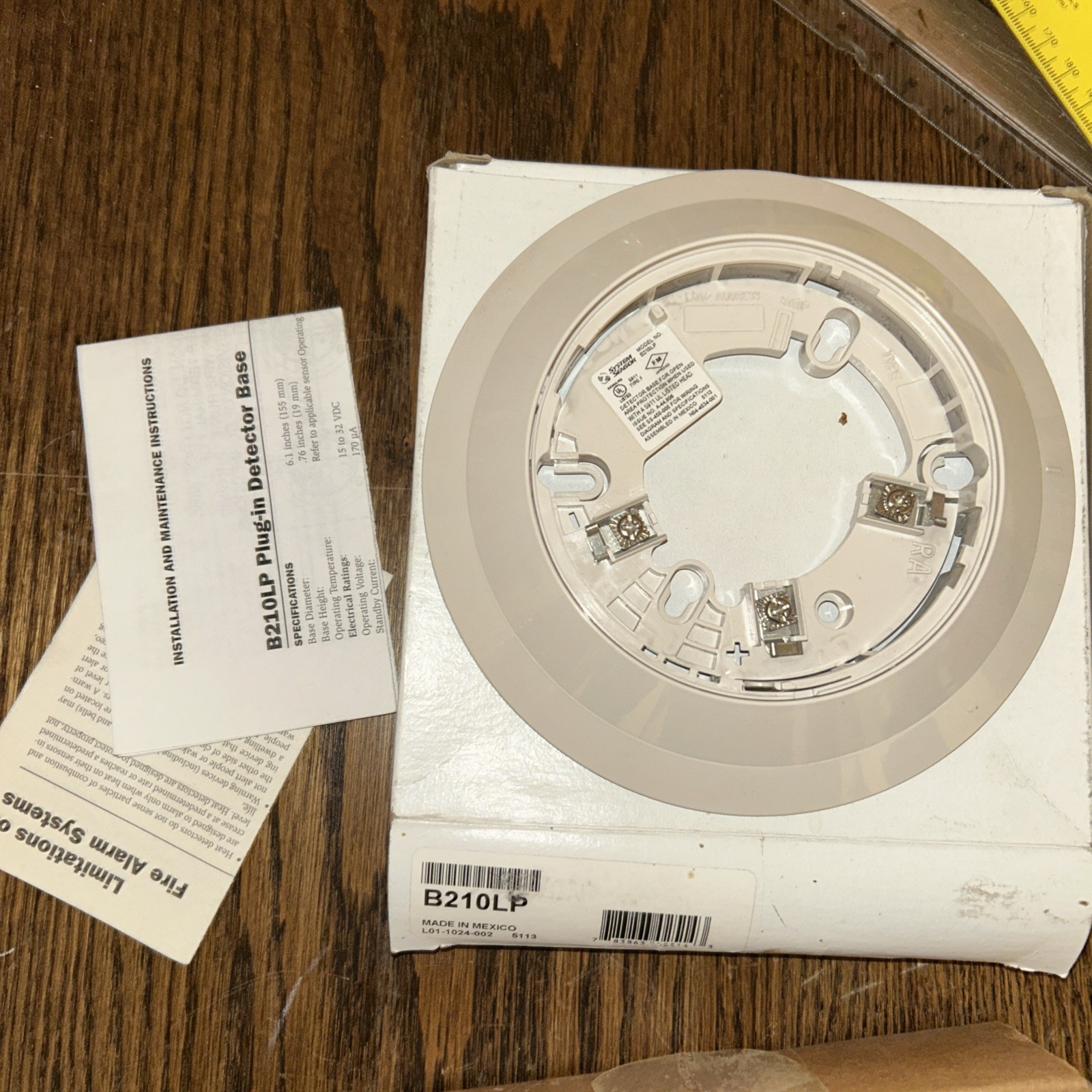 NEW Honeywell - System Sensor B210LP Mounting Base New for NP-100 & NH-100