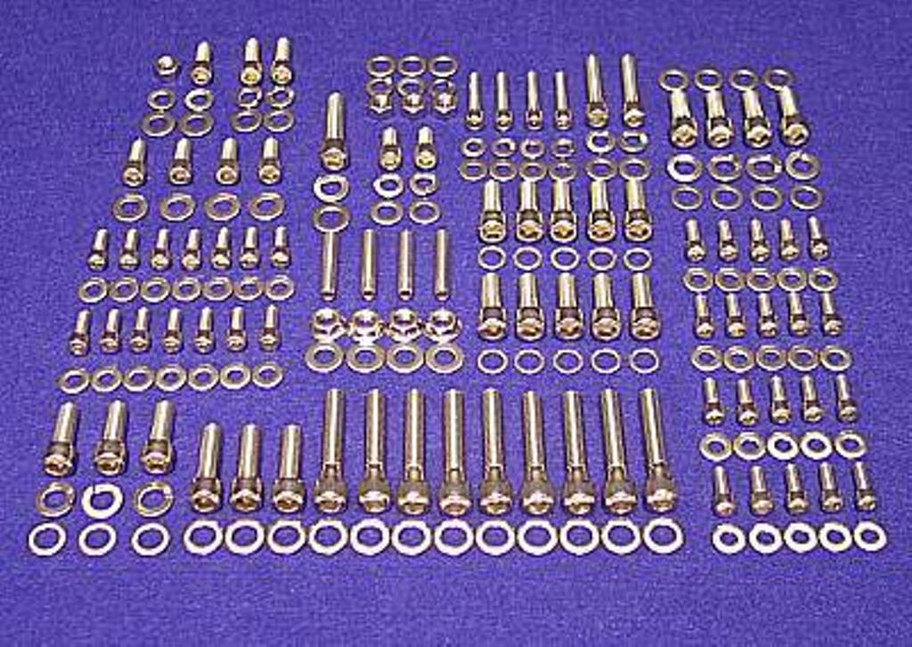 OLDSMOBILE OLDS ENGINE BOLTS KIT 260 307 350 400 403 425 455 V8 STAINLESS ALLEN