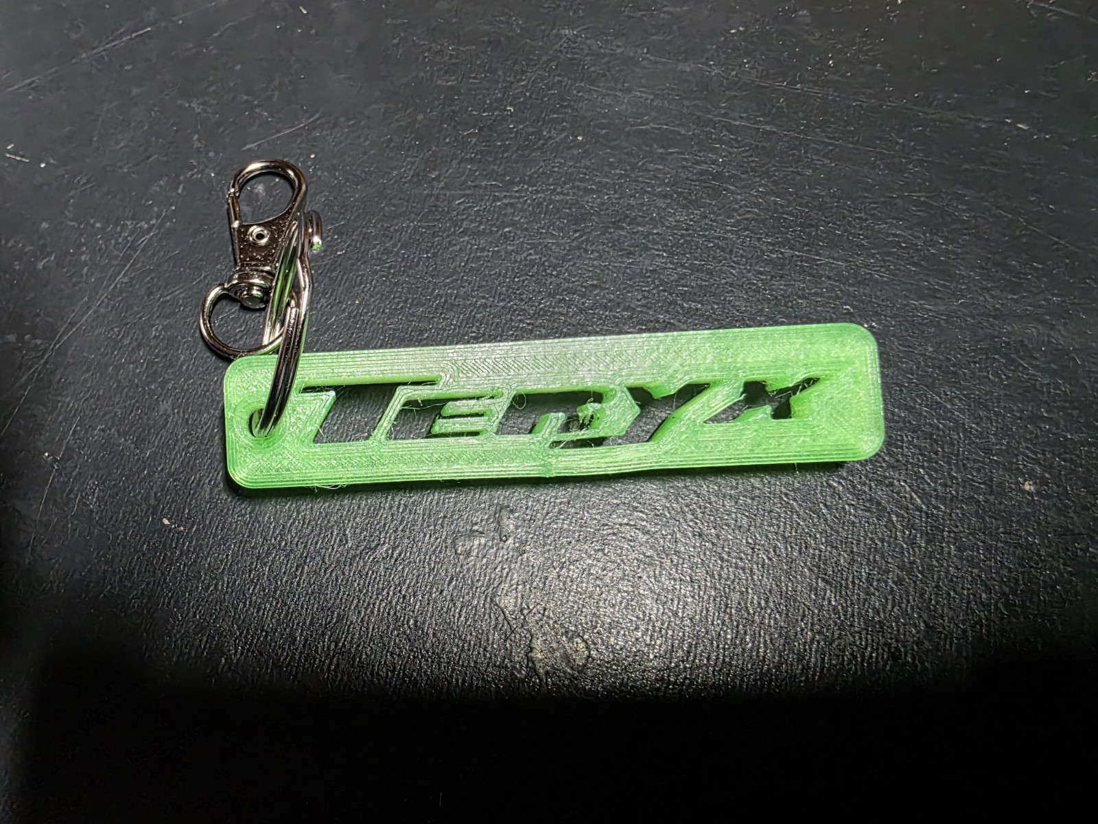 Kawasaki Teryx Keyring Keychain Green Glow In The Dark Tpu
