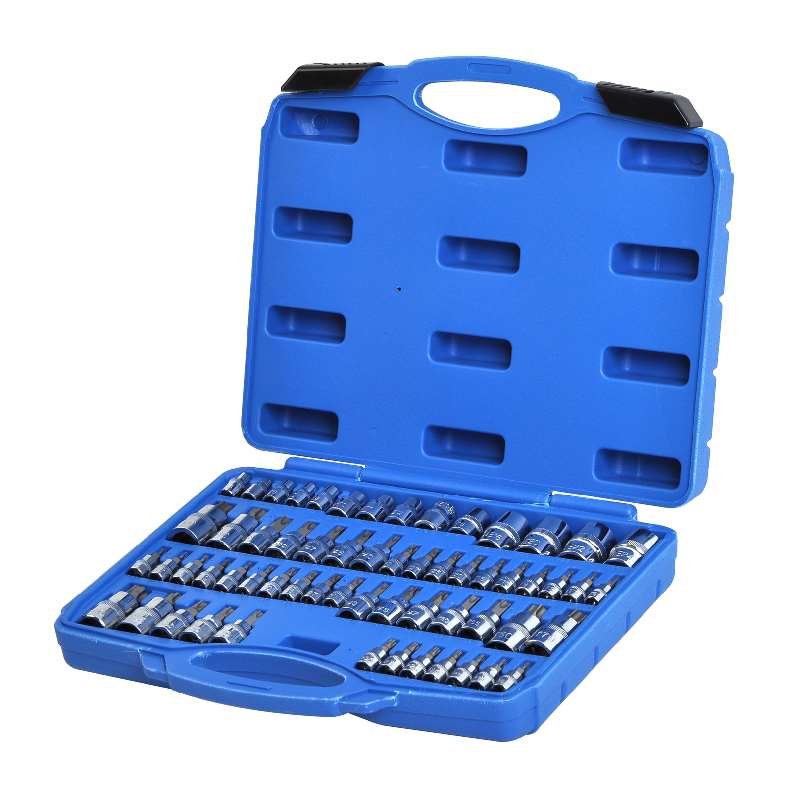 60Pcs Master Torx Bit Socket and External Torx Socket Set | S2 and Cr-V Steel