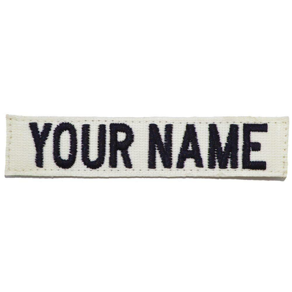 Custom Nylon/Cotton Webbing Name Tape - White