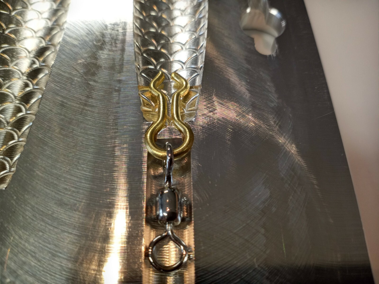 Saltwater Jigging Spoon Mold with Fish Scale Texture Aluminum CNC Machined