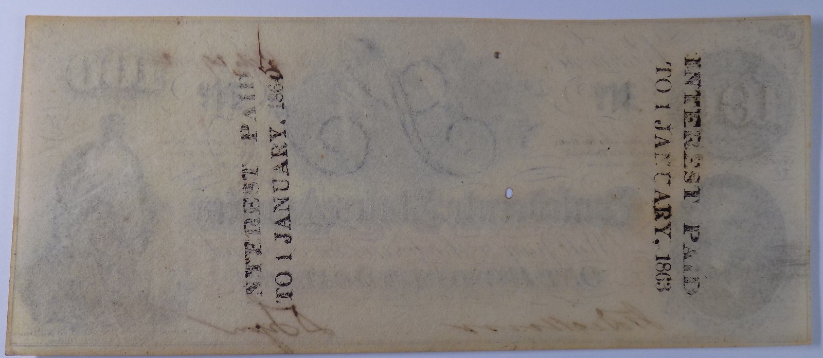 1862 $100 Confederate States of America Slaves T-41 AU two holes