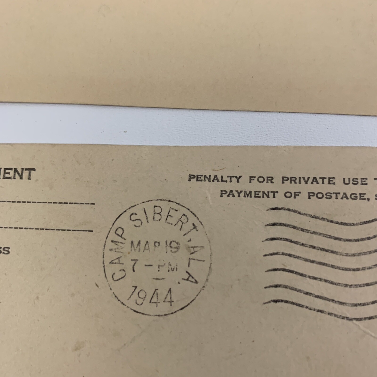 Vintage 1930’s 1940’s World War Department Postal Cards #6901