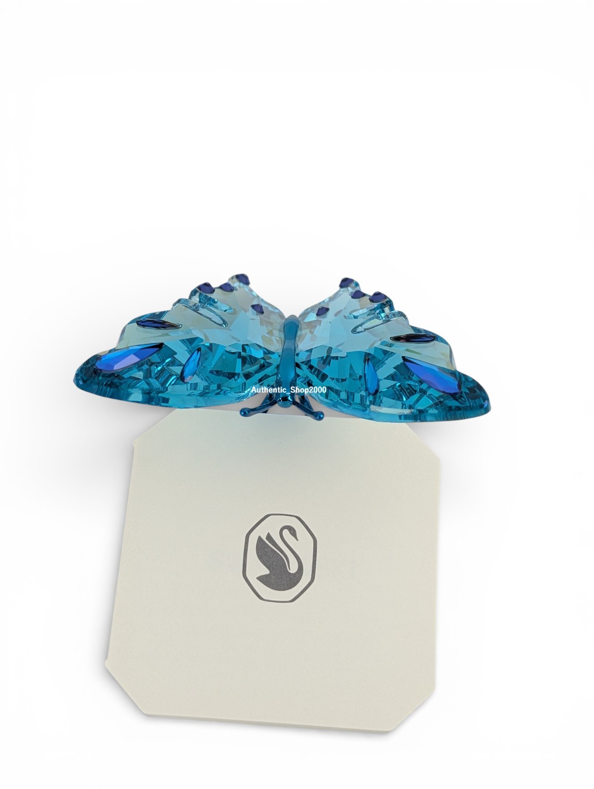 100% Authentic SWAROVSKI Crystal Idyllia Turquoise Butterfly Figurine 5721539