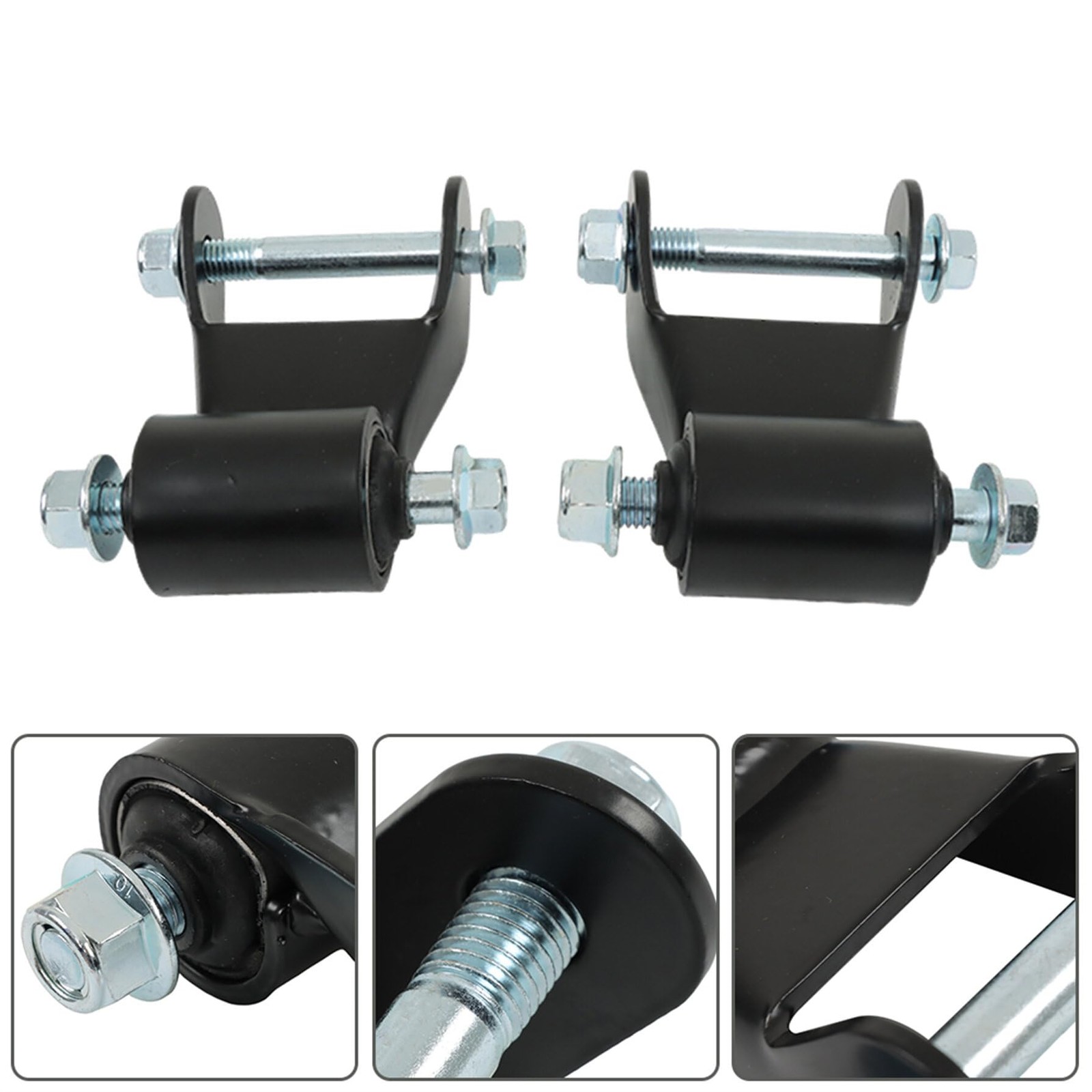 Leaf Spring Hanger Bracket Shackle Kit for Silverado Sierra 1500 1999-2013