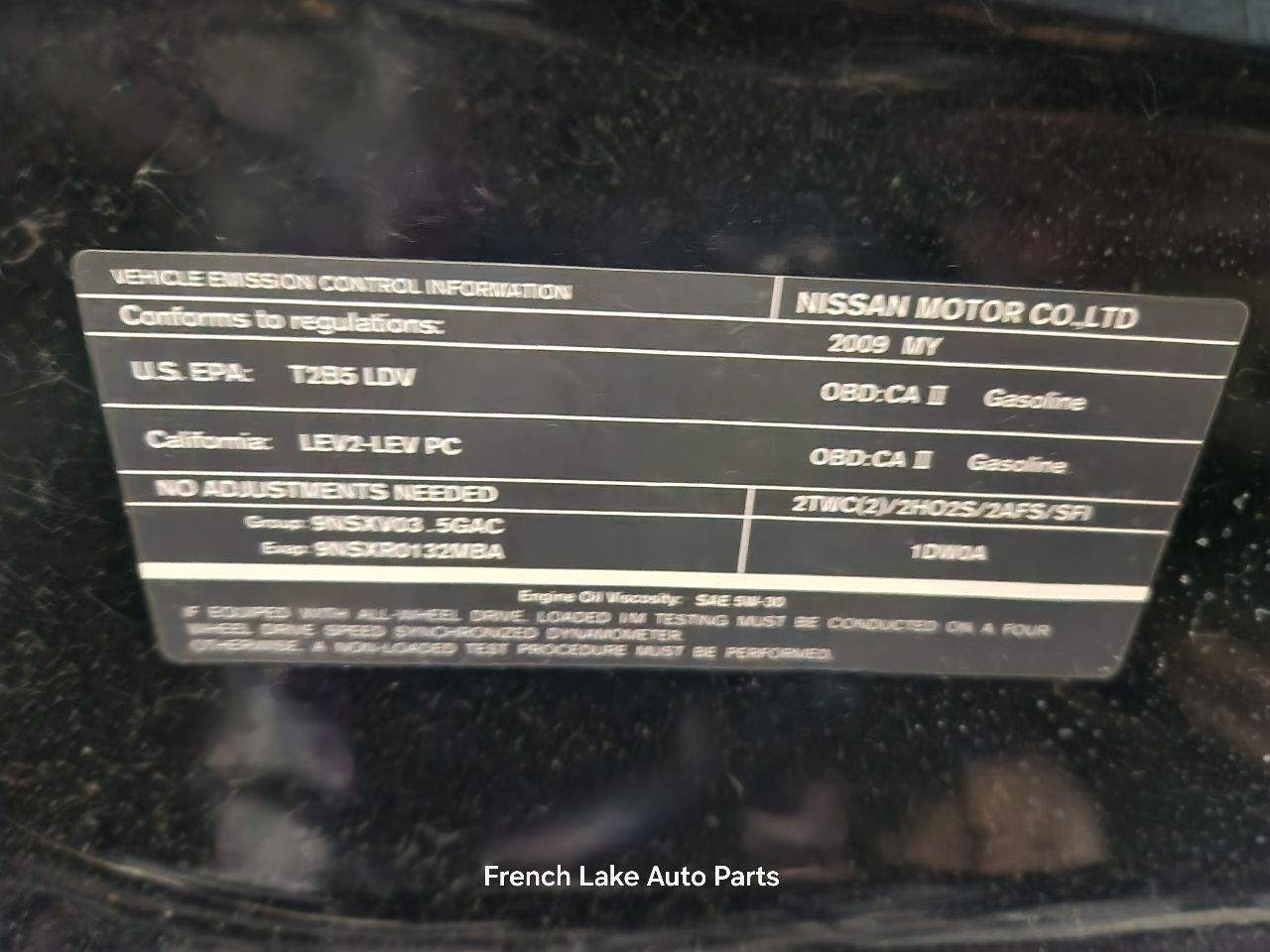 Automatic Transmission AWD 3.5L Fits 09-10 INFINITI M35 1305119