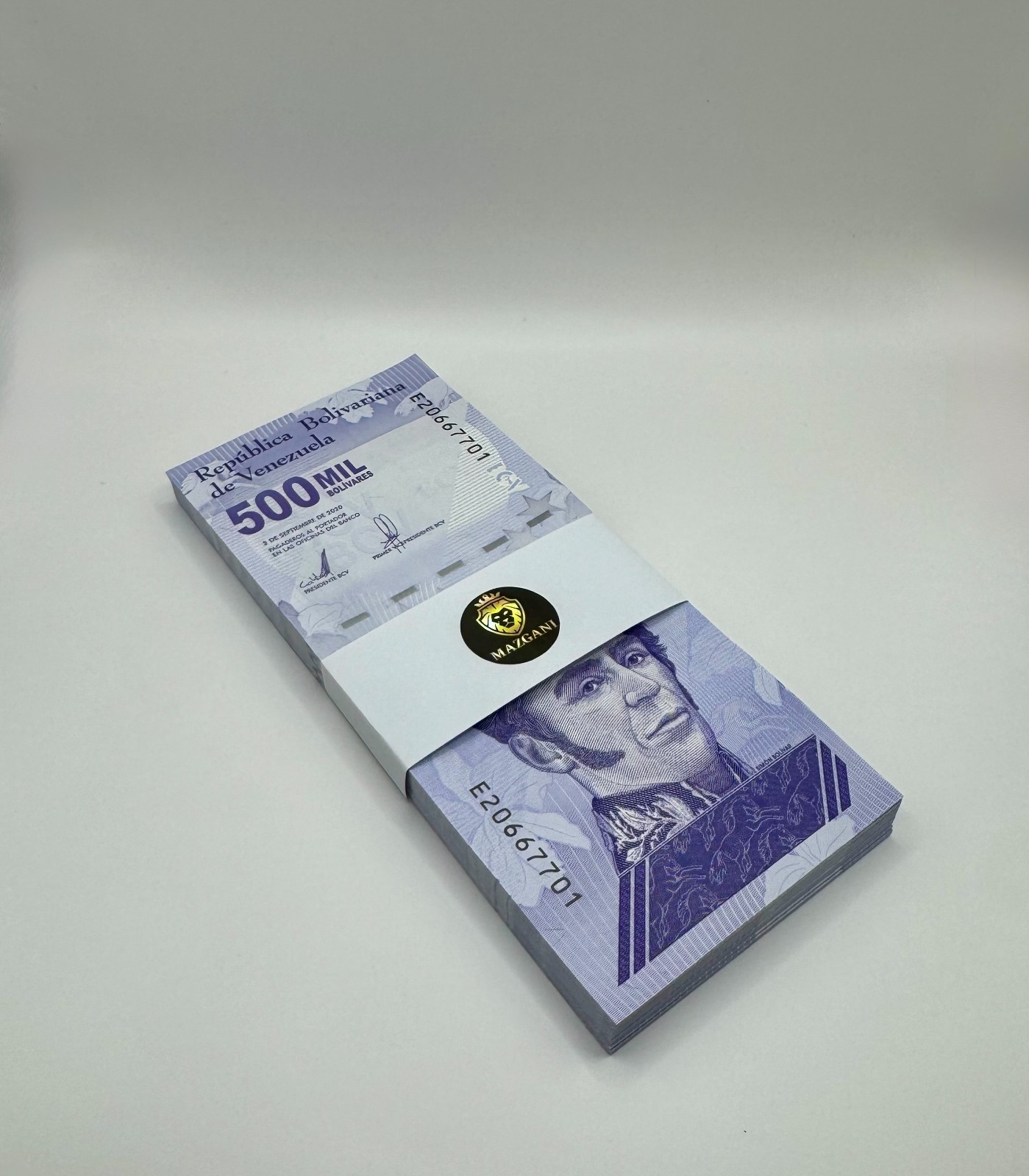 Venezuela 500 Mil Bolivar Soberano 2020 UNC qty 100 Pcs Full Bundle New