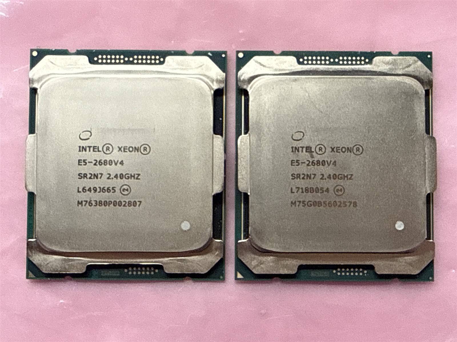 INTEL SR2N7 XEON E5-2680V4 14-CORE LGA2011 2.40GHz SERVER CPU *MATCHED PAIR*