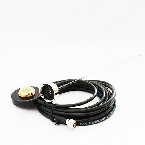 VHF 136-155MHz NMO Antenna Magnetic Mount W/ MINI UHF RG58 Cable Mobile Radio