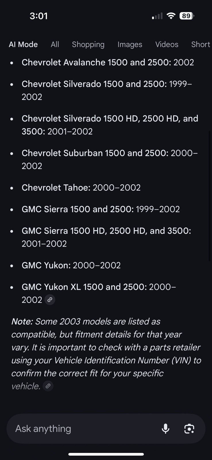 New ACDelco OEM GM 15038567 6.5” Front Door Speaker 1999-2003 GM Trucks SUVs