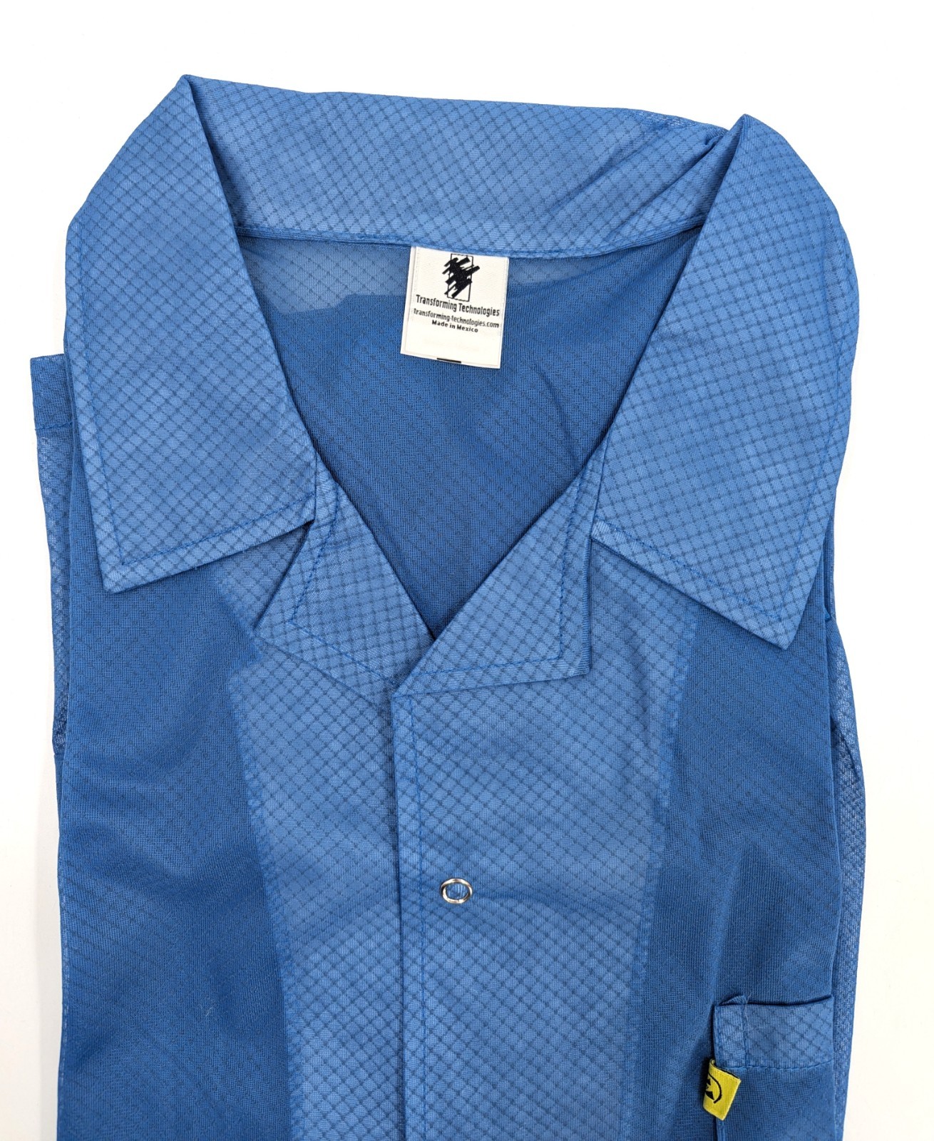 NOS! Transforming Tech ESD Jacket, Lightweight Poly-Carbon Blend 5XL Blue