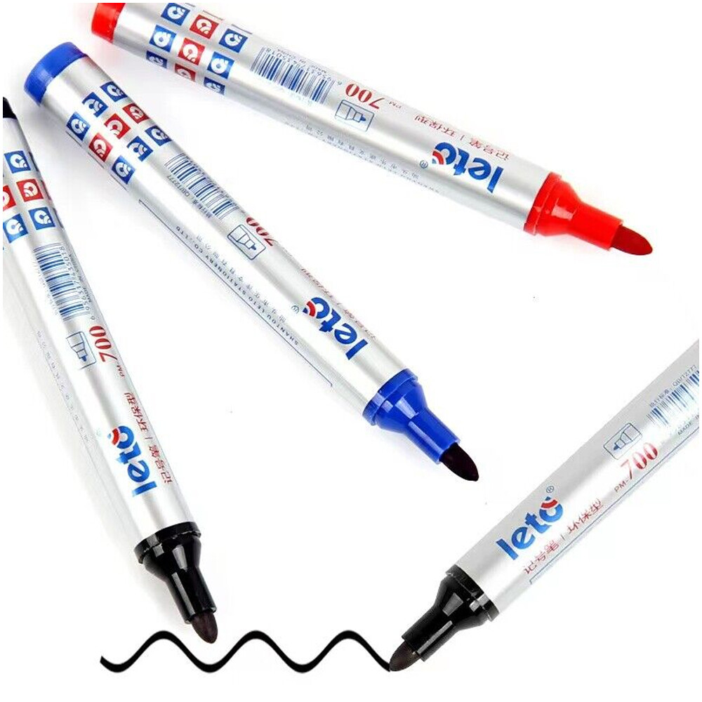 1-6Pcs Waterproof Permanent Paint Marker Pen Car Tire Letter Rubber Metal