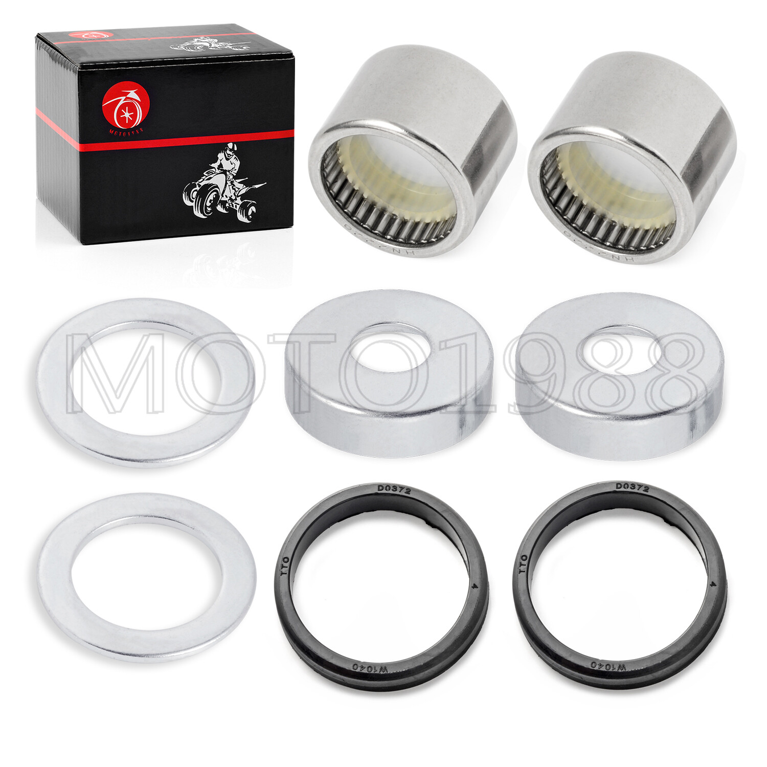 Rear Swingarm Bearing Seal Caps Rebuild Kit for Yamaha Warrior 350 YFM350X 87-04