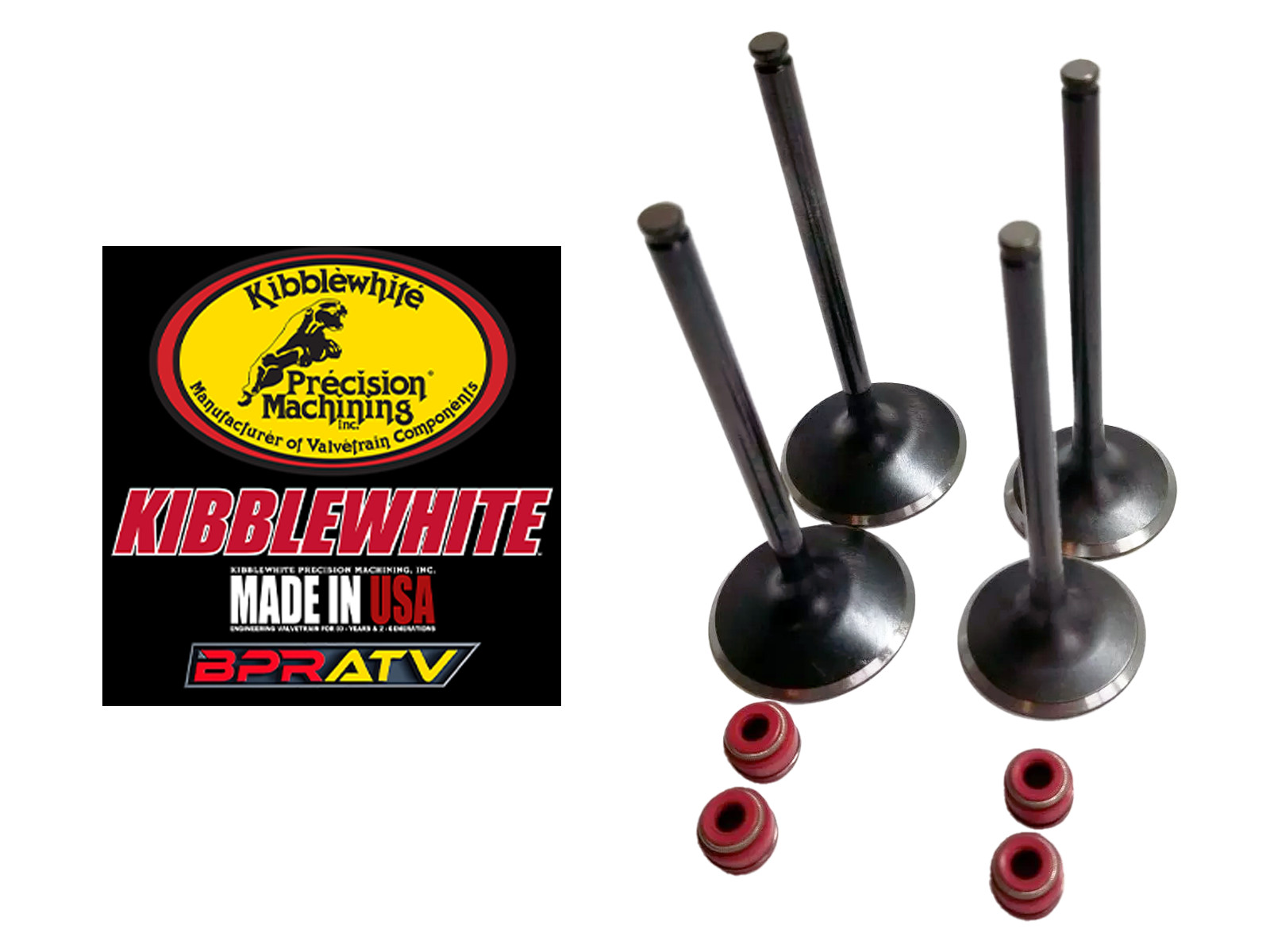 Suzuki LTR450 LTR 450 Kibblewhite Black Diamond Intake Exhaust Valves & Seal Kit