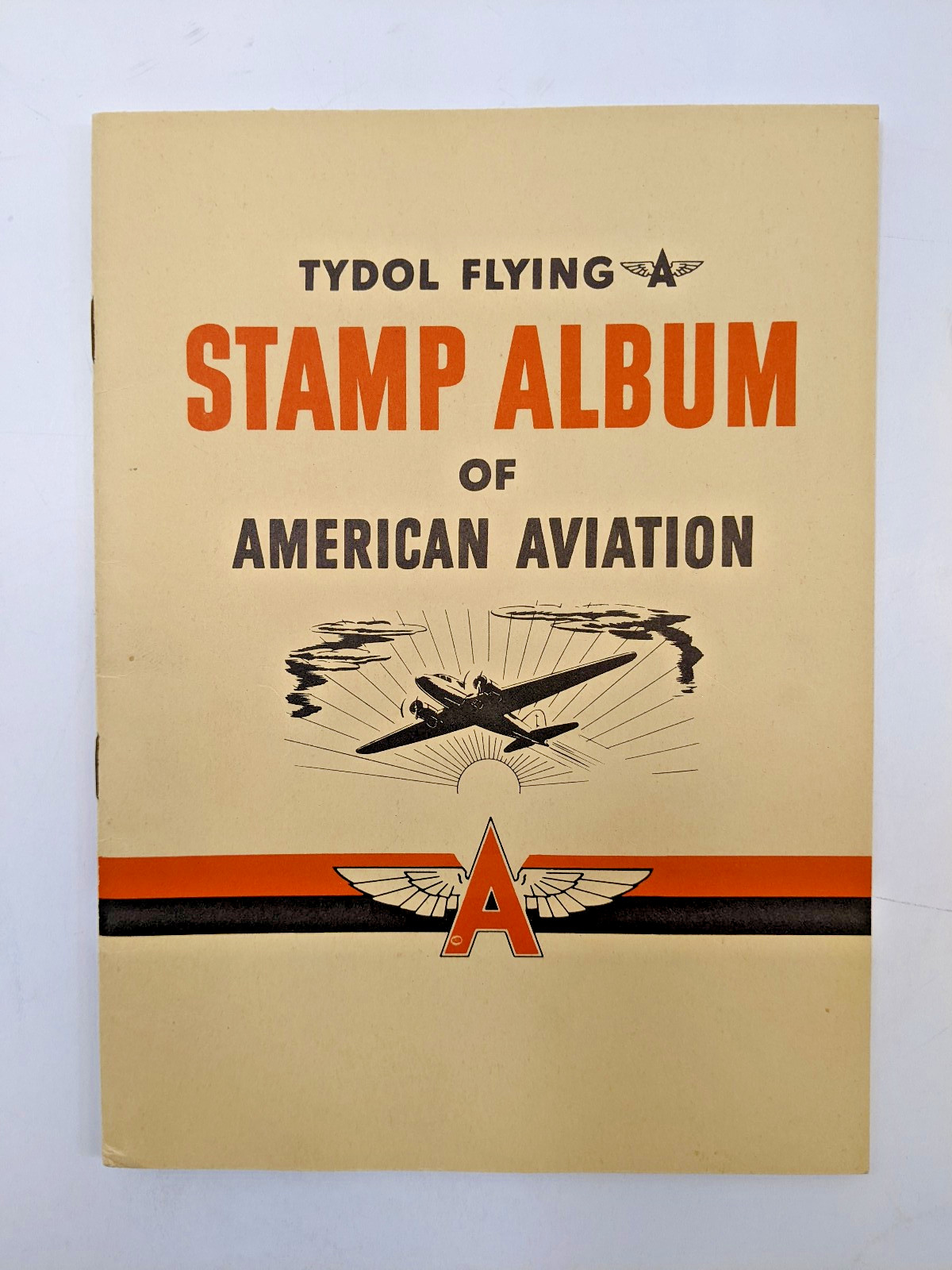 TYDOL Flying A Stamp Album of American Aviation 1940 Fuel Oil Company UNUSED A+