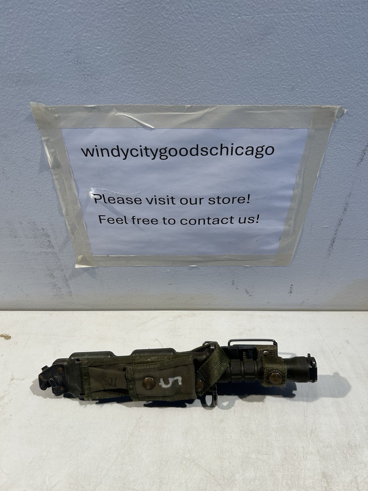 USA M9 PHROBIS III Military Fixed Blade with Scabbard Case #20