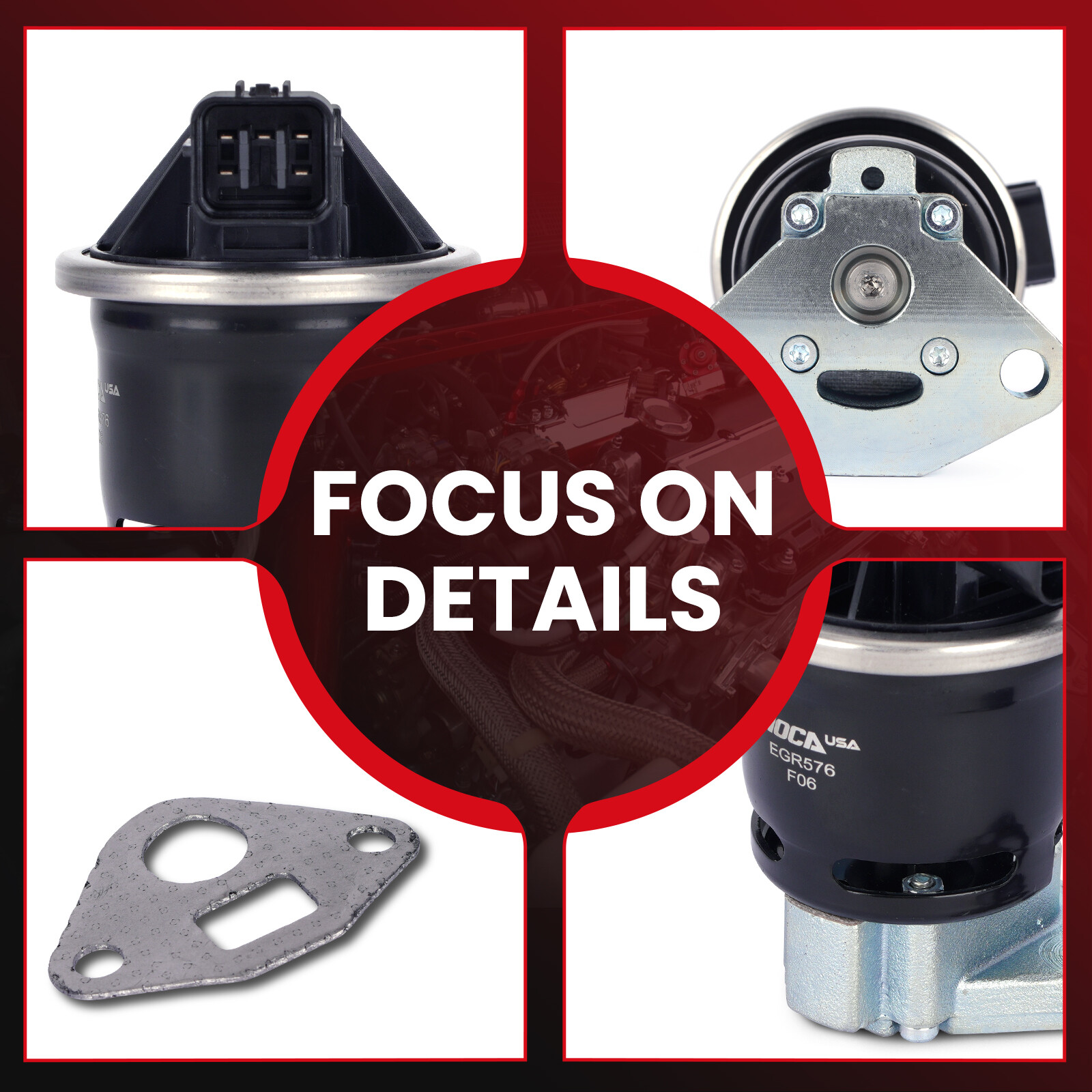 EGR Valve for 01-05 Honda Civic Acura EL SOHC 1.7L 2004 Civic Si SiR DOHC 2.0L