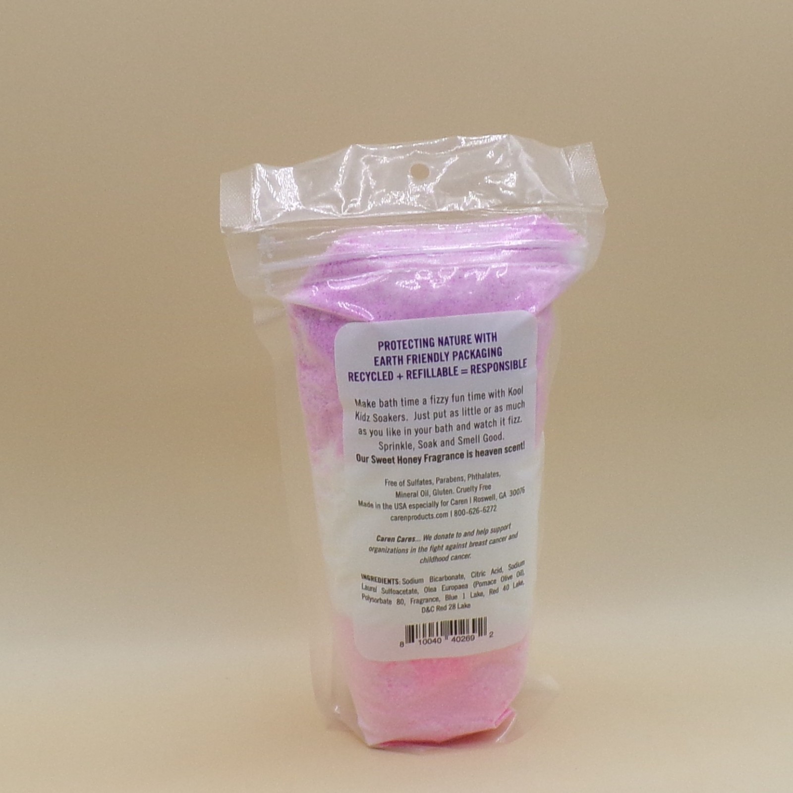 Kool Kidz Purple Octopus Bath Soakers 16 oz New Caren