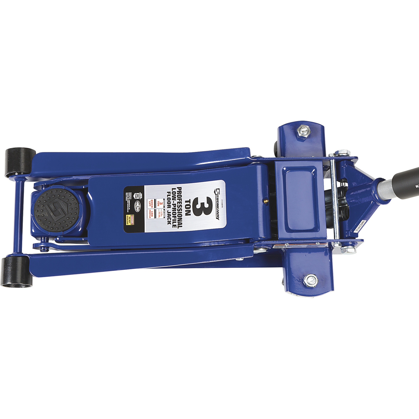 Strongway Professional Low-Profile Service Floor Jack, 3-Ton Capacity