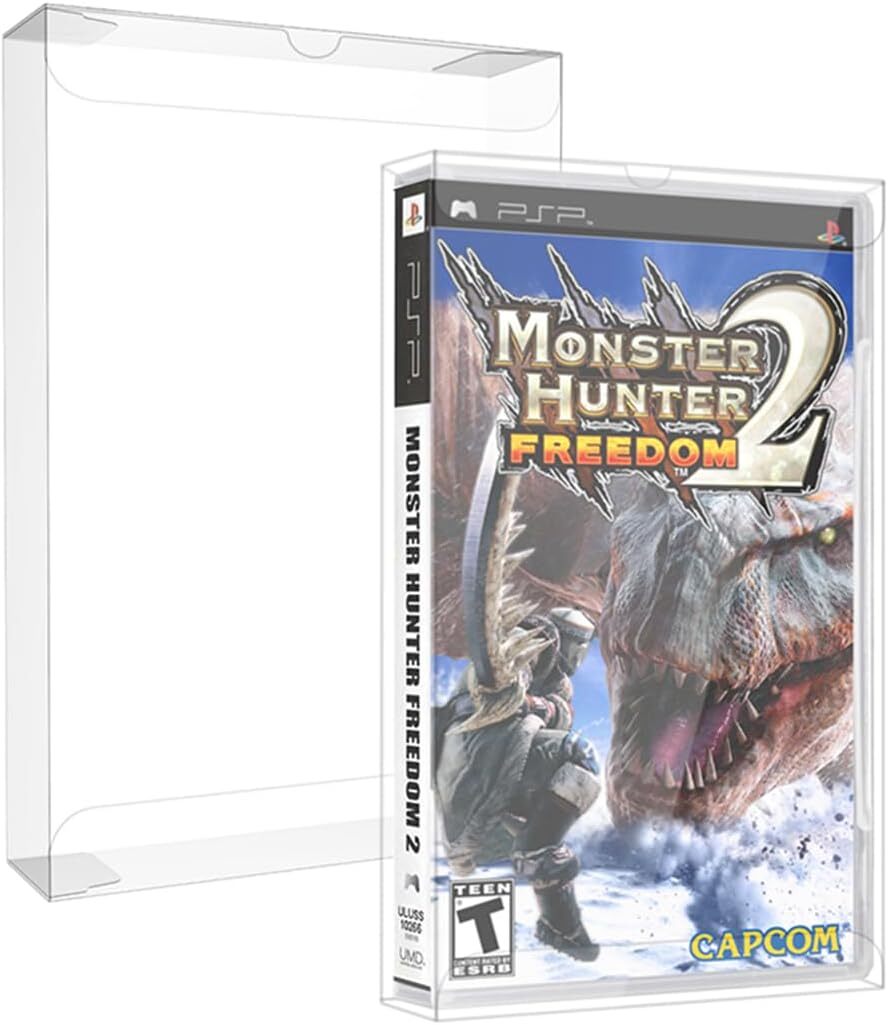 1/10/50 FOR SONY PSP GAME CLEAR DISPLAY BOX PROTECTIVE BOX PROTECTOR SLEEVE CASE