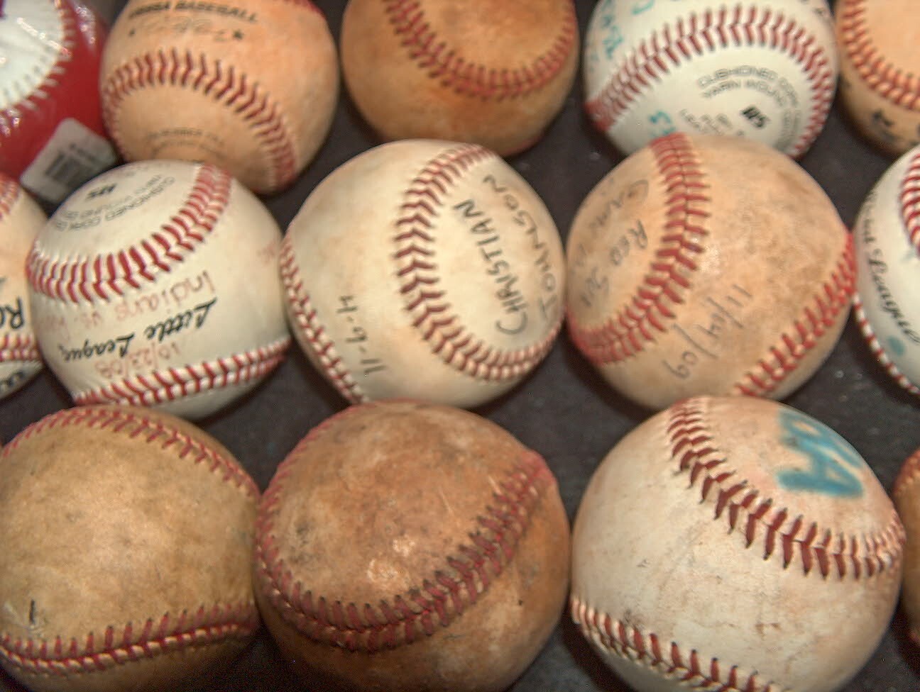 LOT OF 50 Used Baseballs Hitting Practice Balls mixed brands