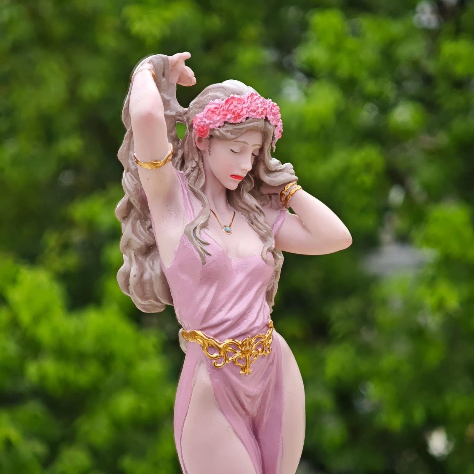 Aphrodite Statue 9 Inch – Greek Goddess Venus with Cupid Figurine, Classic