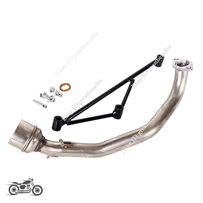 For Yamaha GY6 125CC 150CC Exhaust System Front Link Pipe Header Connect Tube