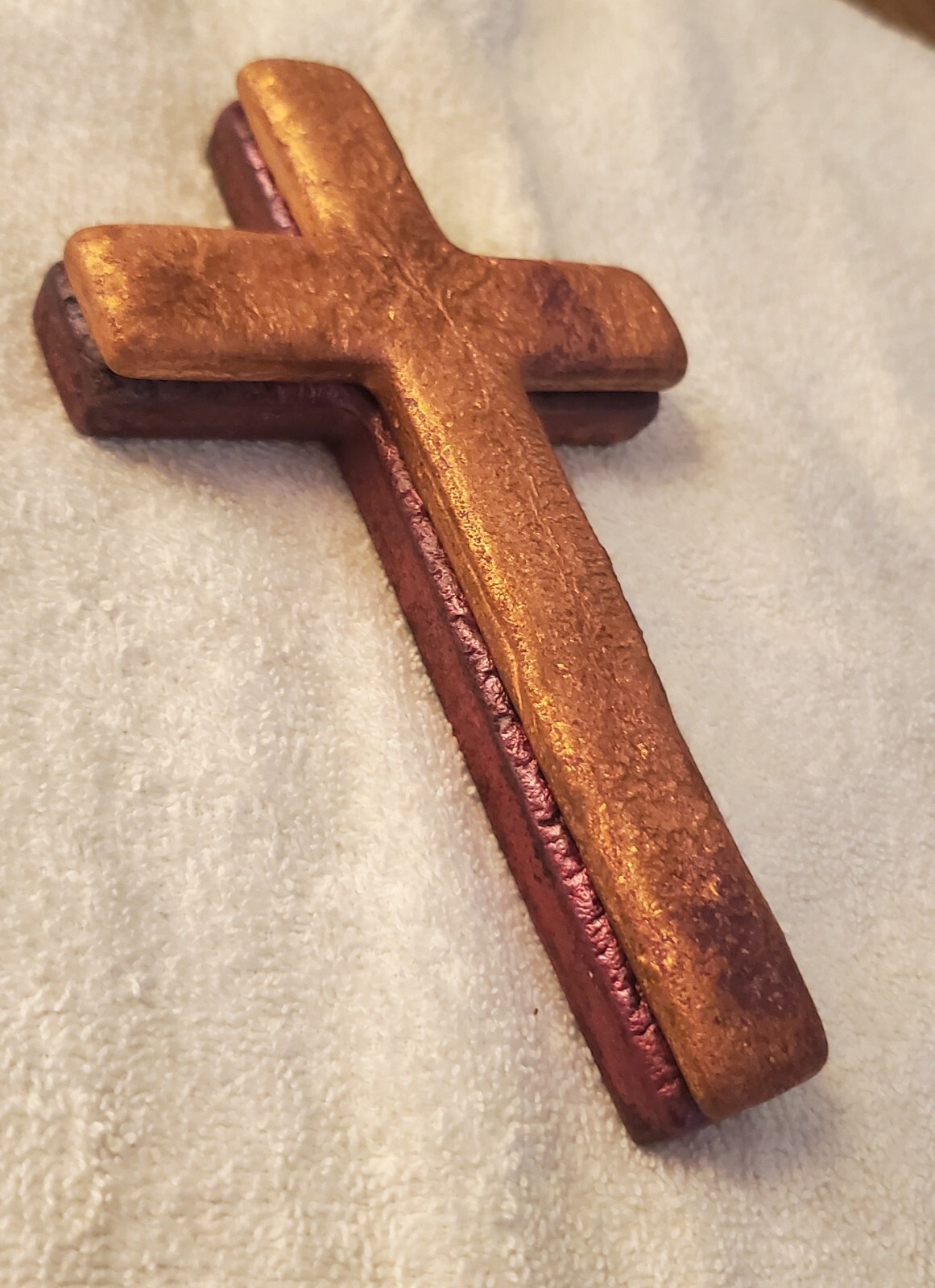 3 Vintage Copper Ingot Smelter Cross's 1940s-50s