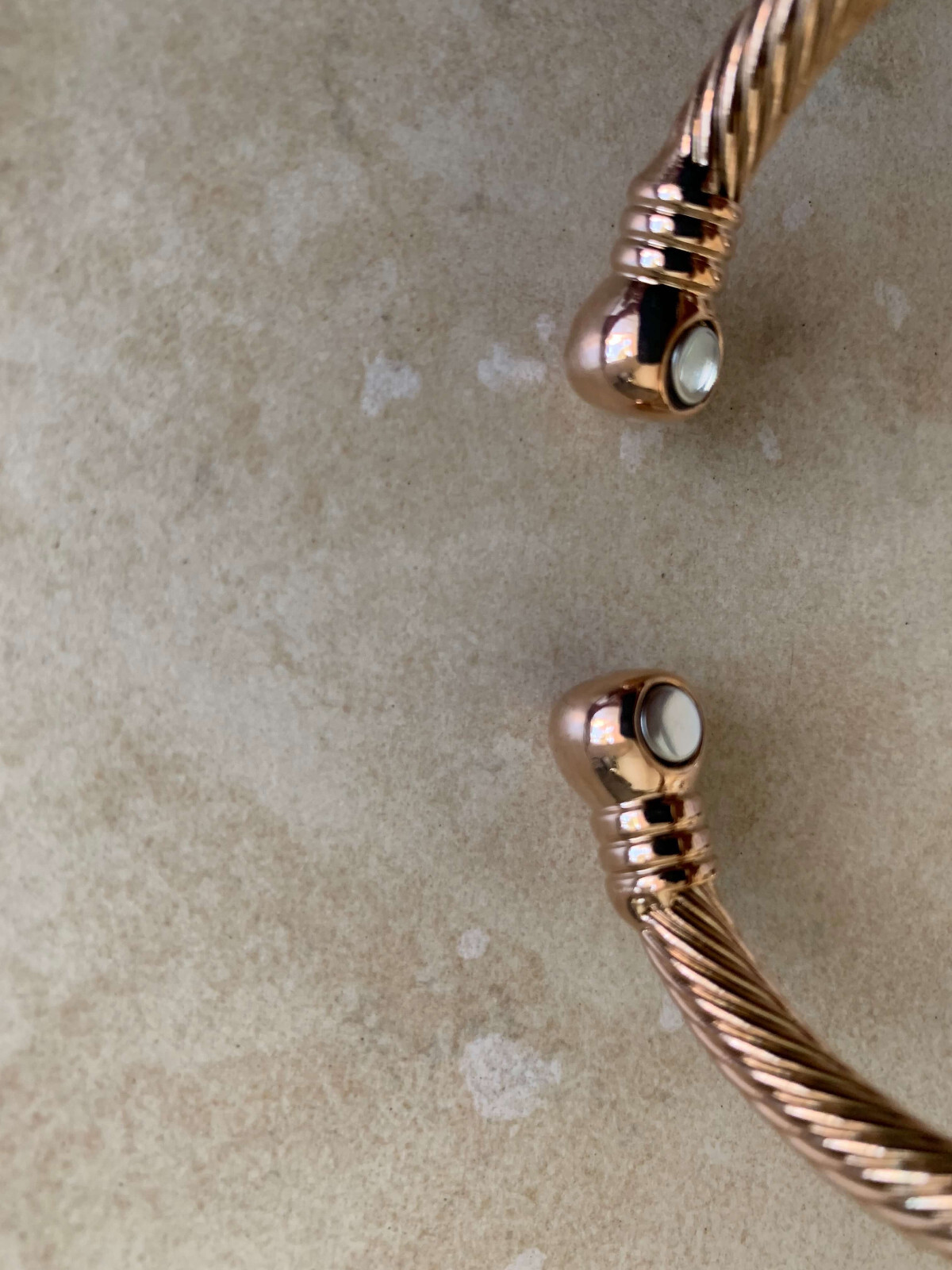 Copper Pure Copper Magnetic Bangle Energy Power Balance Pain Relief Men Women RX