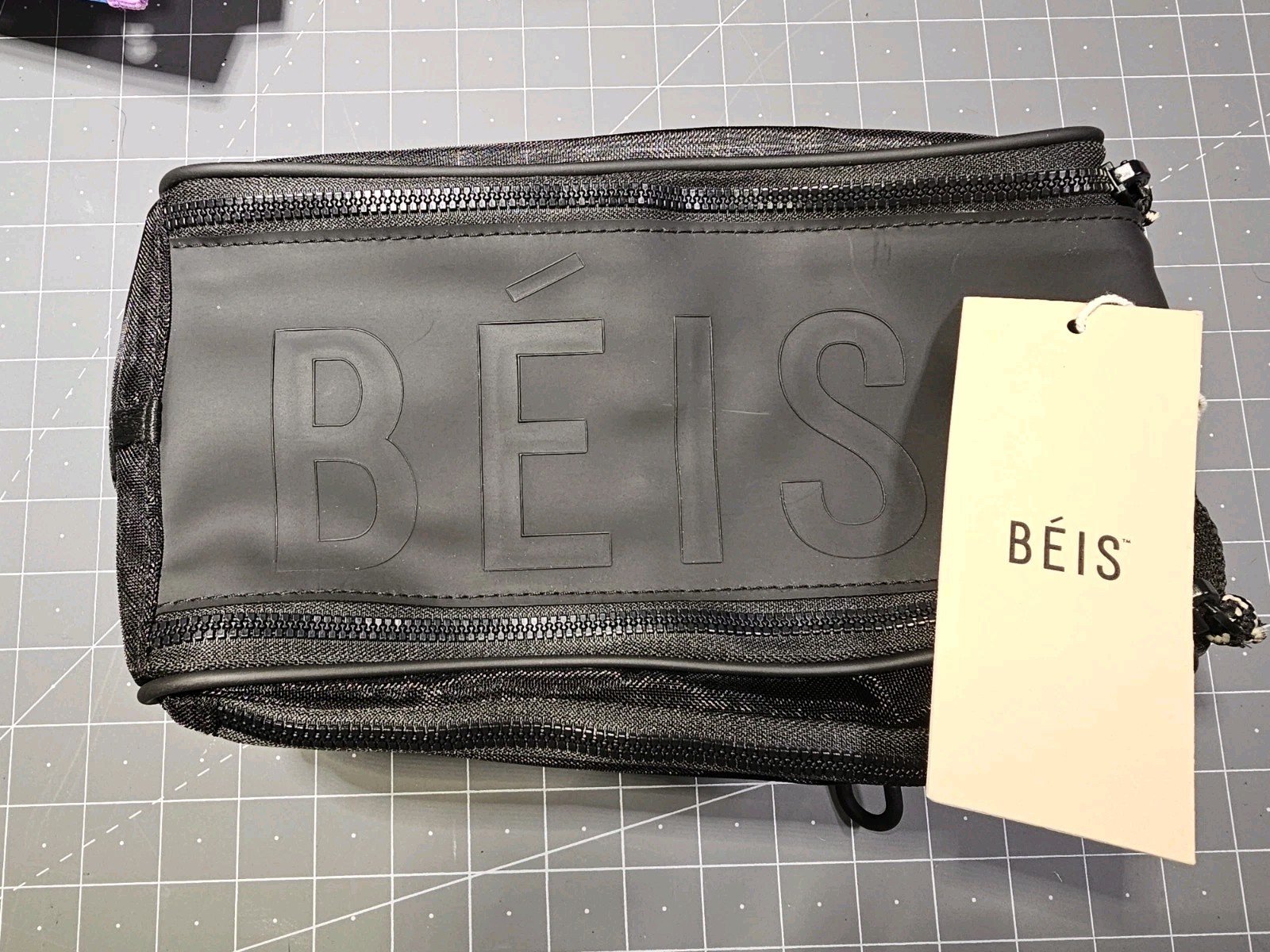 BEÍS Shower Kit Black Toiletry Travel Bag