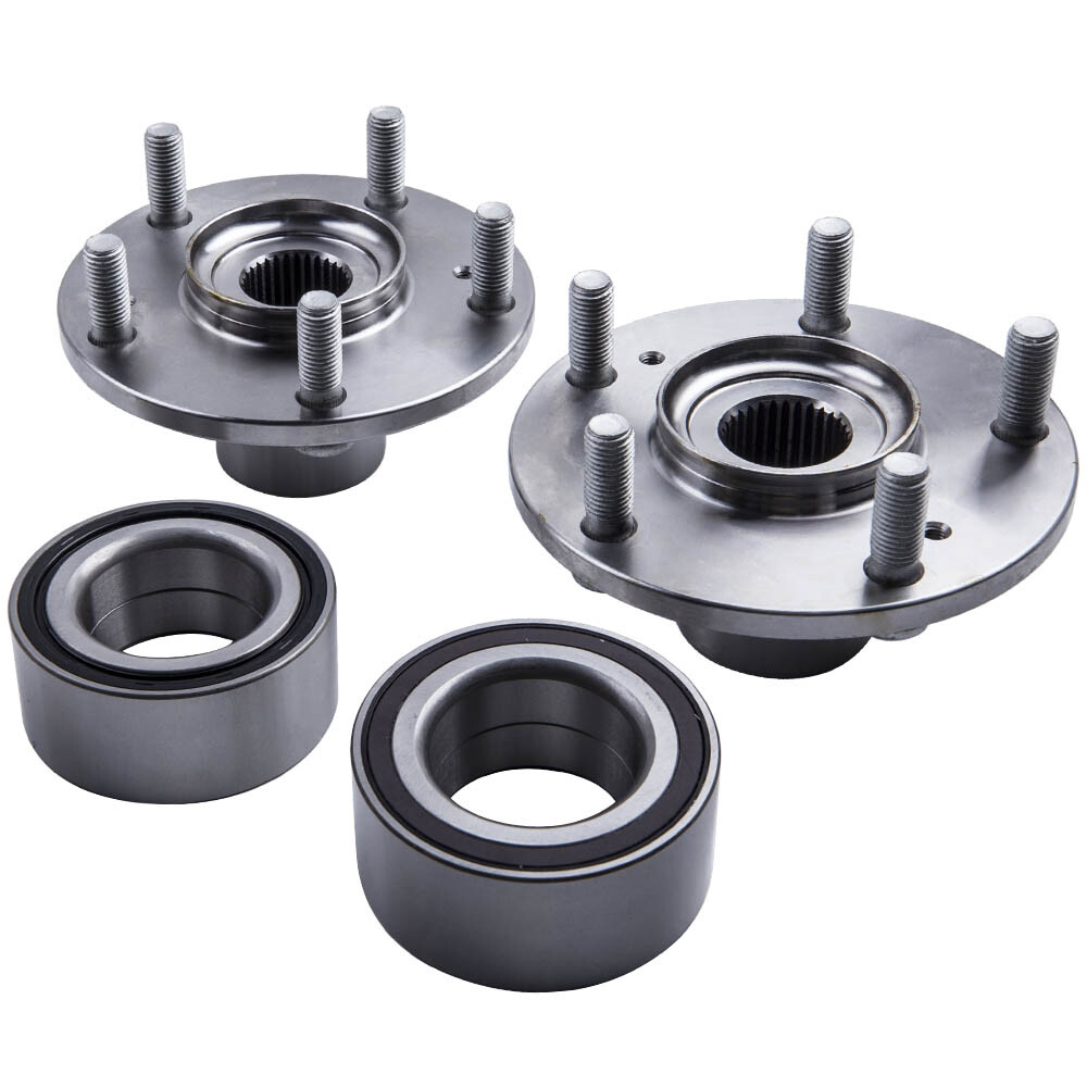 Front Wheel Hub Bearing Lh & Rh Pair For Honda Accord 2008-2012 2.4L 3.0L