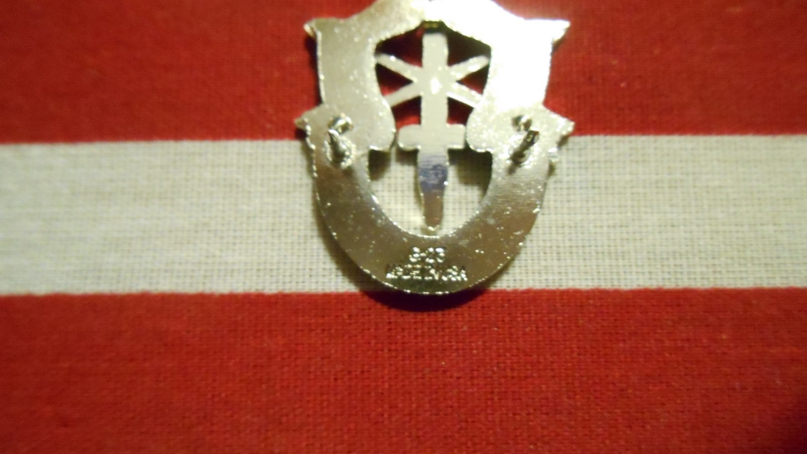 19th Special Forces EM BOS 22k Collar Insignia & Beret Flash w/DUI G23