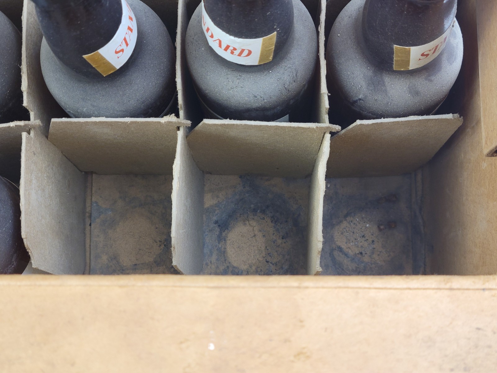 Standard Brewing Cleveland, OH Erin Brew Cardboard Beer Carrier Box w/ Bottles