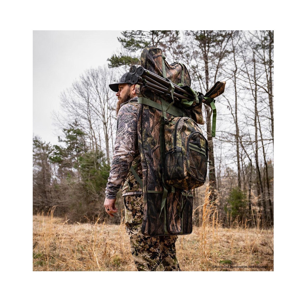 GhostBlind Predator Ground Blind Carry Pack (Woodland Camo)