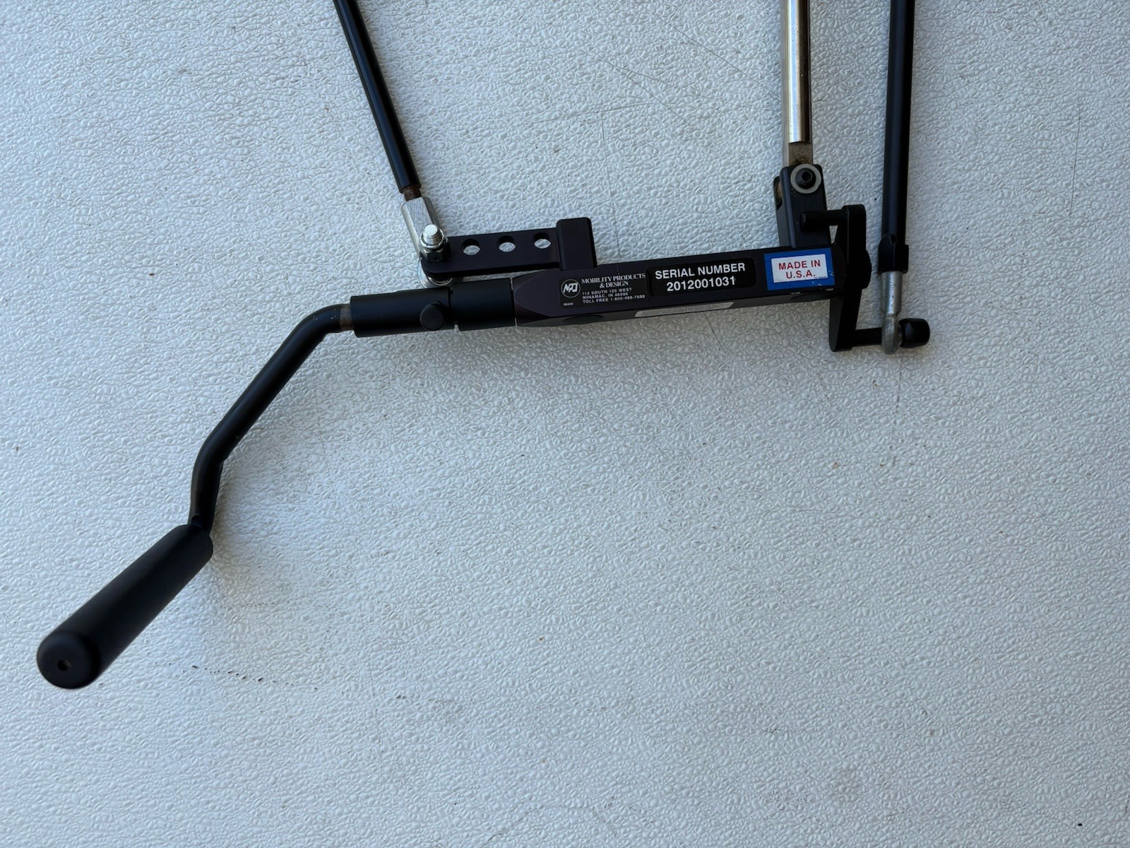 MPD Push/Rock handicap driver hand controls