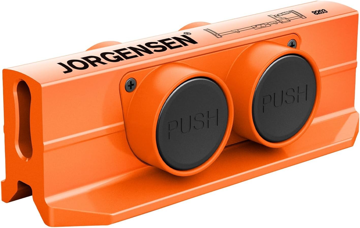 Jorgensen Parallel Clamp Extender Heavy-Duty Aluminum Connector for Woodworking