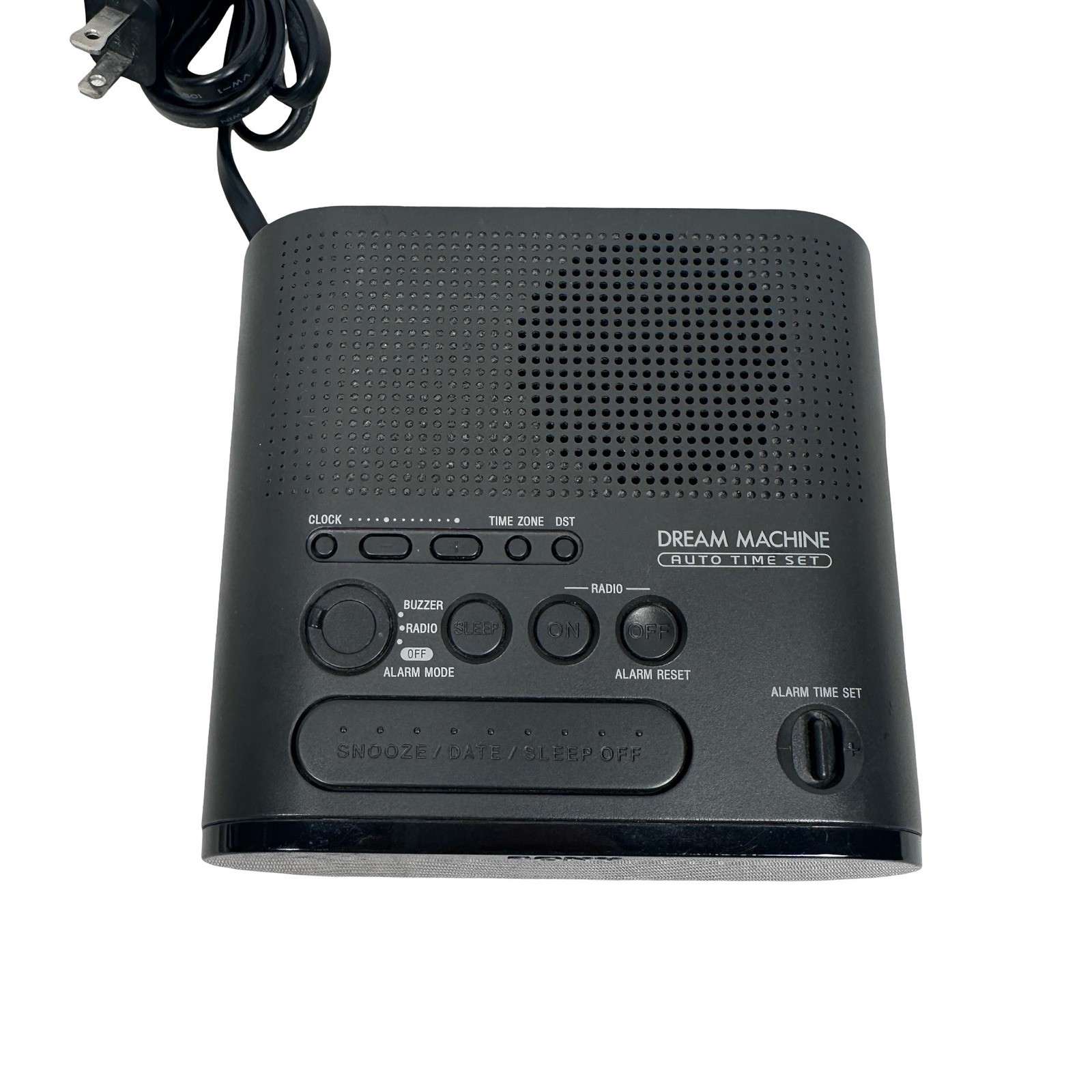 Sony Dream Machine ICF-C218 AM/FM Clock Radio Auto Time Set Black Alarm Clock