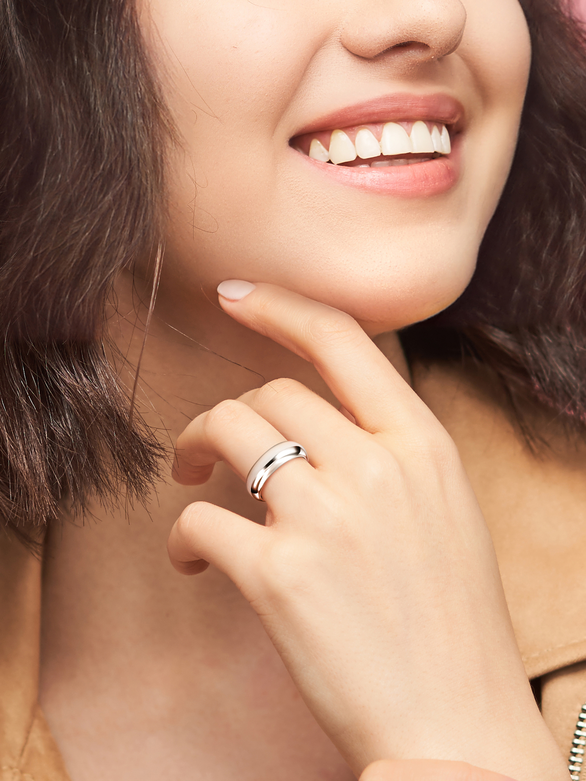 925 Sterling Silver Bridal Wedding Ring Comfort Ring Solid - 2mm to 8mm width